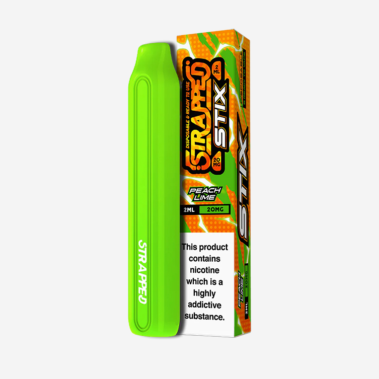 Strapped Stix – Peach Lime Disposable