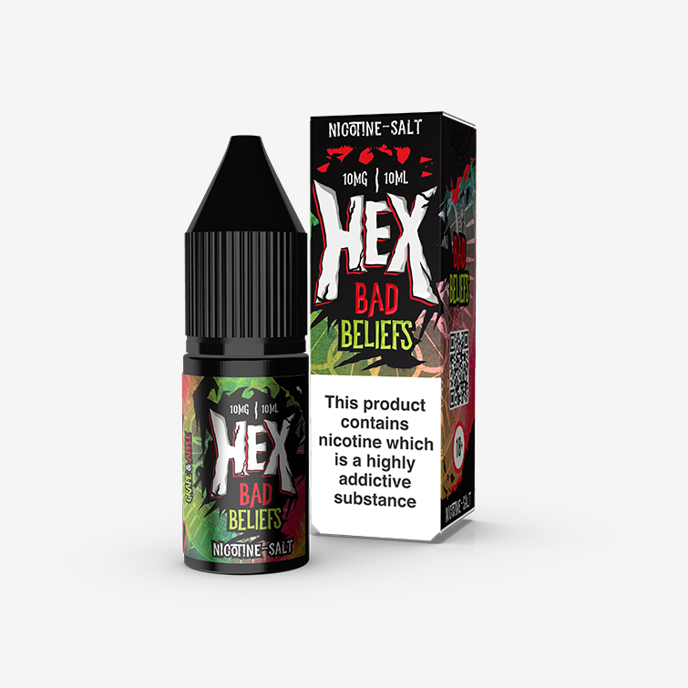 Hex – Bad Beliefs 10ml Salt Nicotine E-liquid