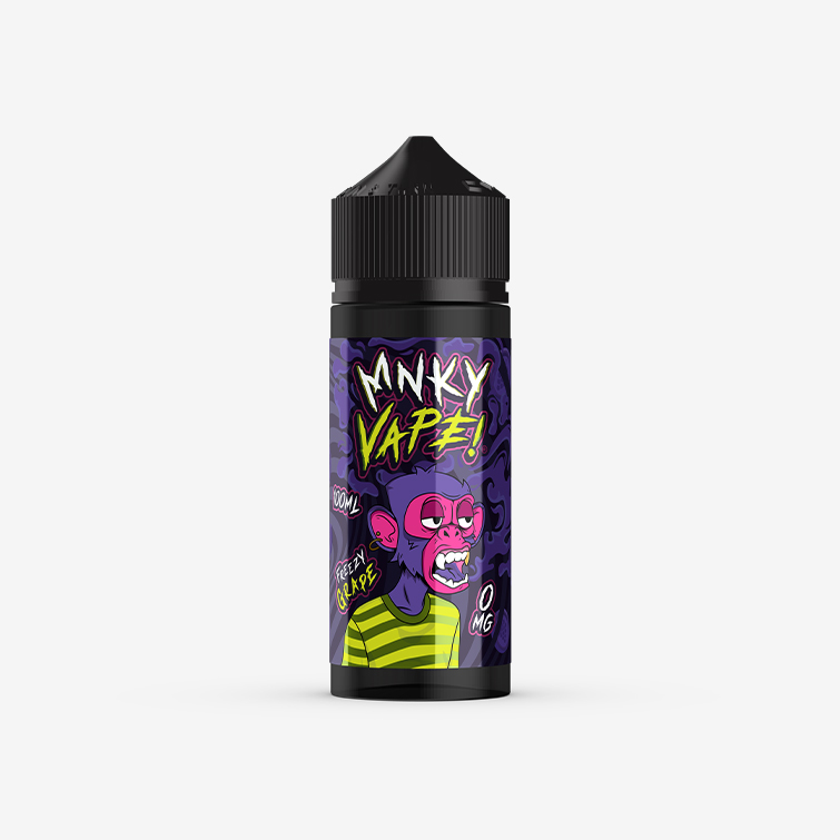 Mnky Vape – Freezy Grape  100ml E-liquid