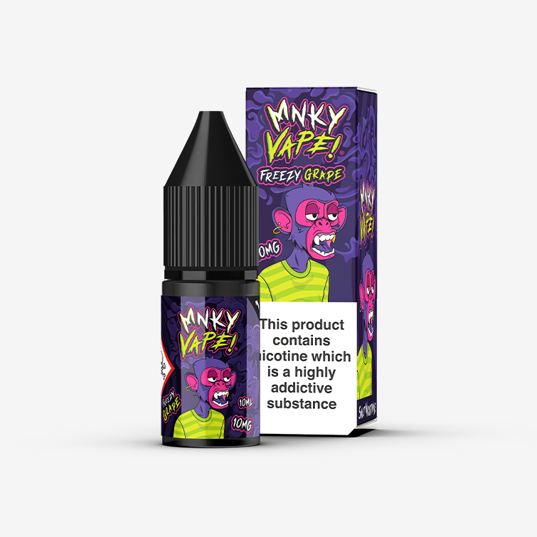 Mnky Vape – Freezy Grape  10ml E-liquid
