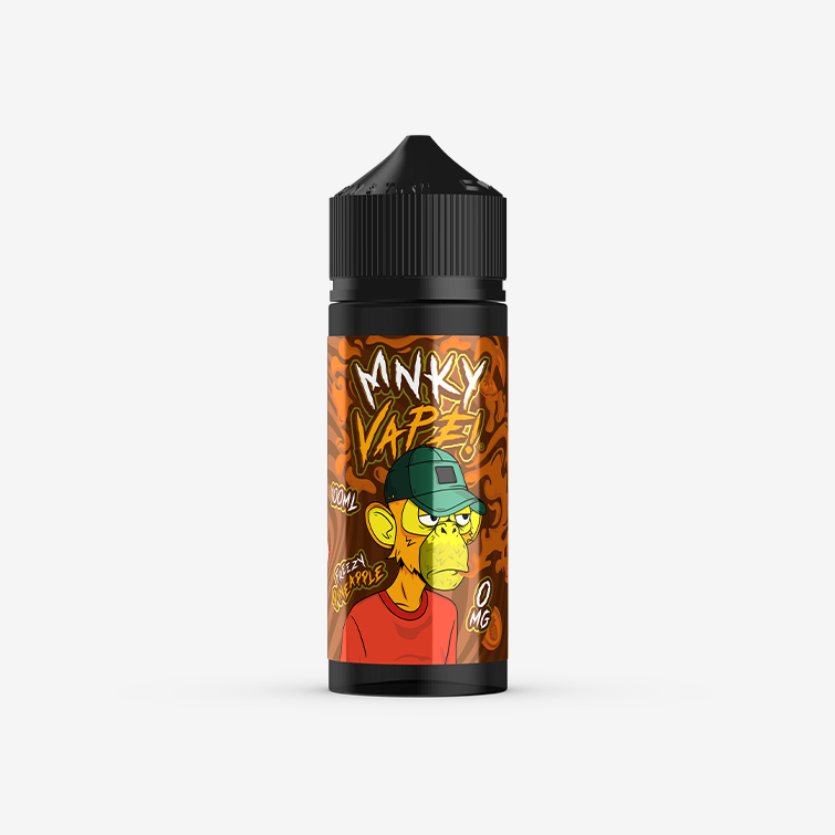 Mnky Vape – Freezy Pineapple 100ml E-liquid
