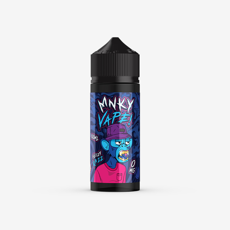 Mnky Vape – Freezy Razz 100ml E-liquid