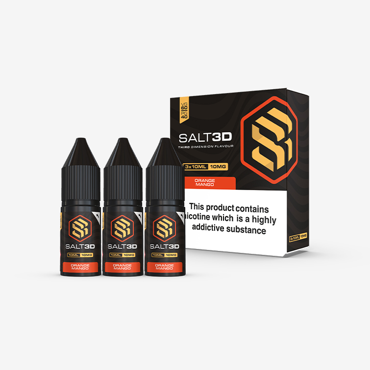 Salt3D – Mango Orange 3x 10ml Salt Nicotine E-liquid