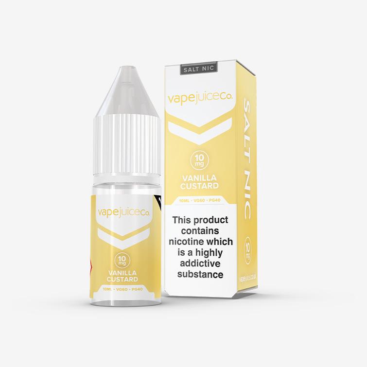 Vape Juice – Vanilla Custard 10ml Salt Nicotine E-liquid
