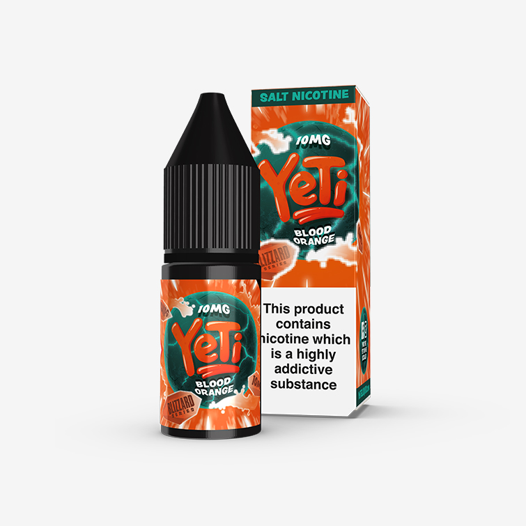 Yeti Blizzard – Blood Orange 10ml Salt Nicotine E-liquid