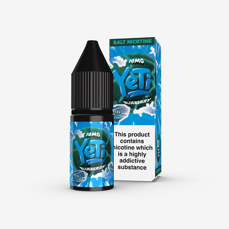 Yeti Blizzard – Blueberry 10ml Salt Nicotine E-liquid