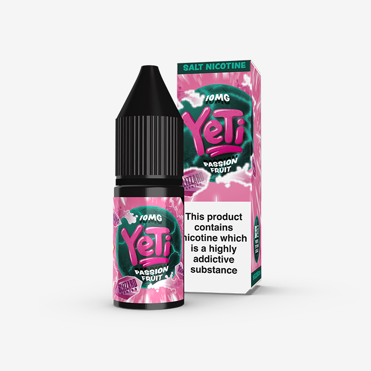 Yeti Blizzard – Passionfruit 10ml Salt Nicotine E-liquid