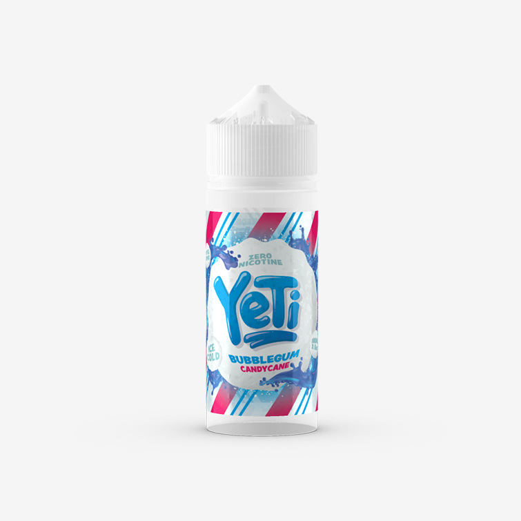 Yeti Candy Cane – Bubblegum 100ml E-liquid