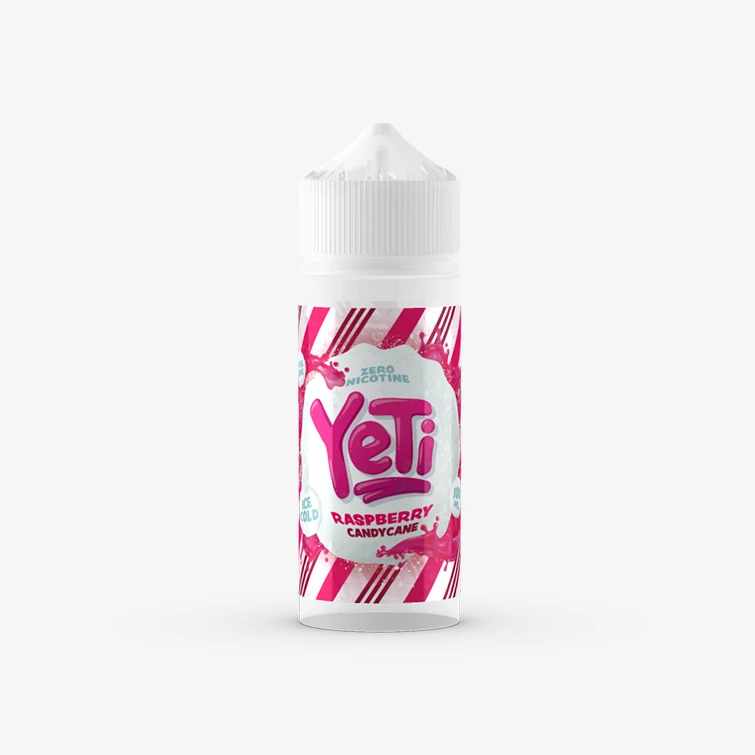 Yeti Candy Cane – Raspberry  100ml E-liquid