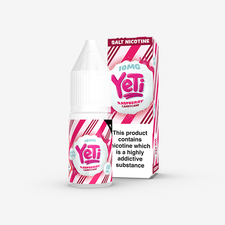 Yeti Candy Cane – Raspberry  10ml E-liquid
