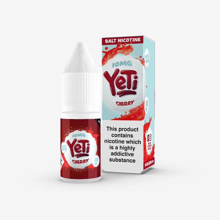 Yeti – Cherry 10ml Salt Nicotine E-liquid