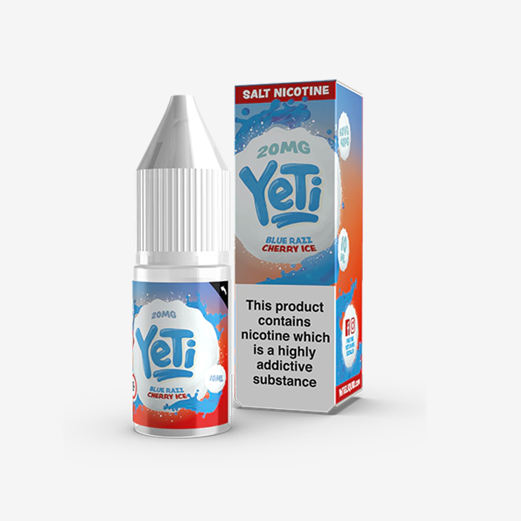 Yeti – Blue Raz Cherry Ice 10ml Salt Nicotine E-liquid