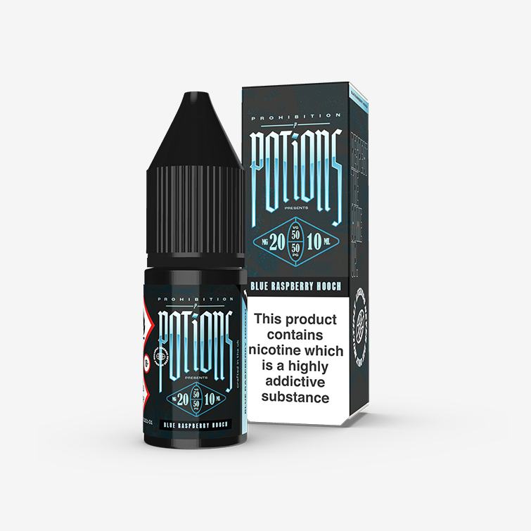 Prohibition Potions – Blue Raspberry Hooch 10ml Salt Nicotine E-liquid