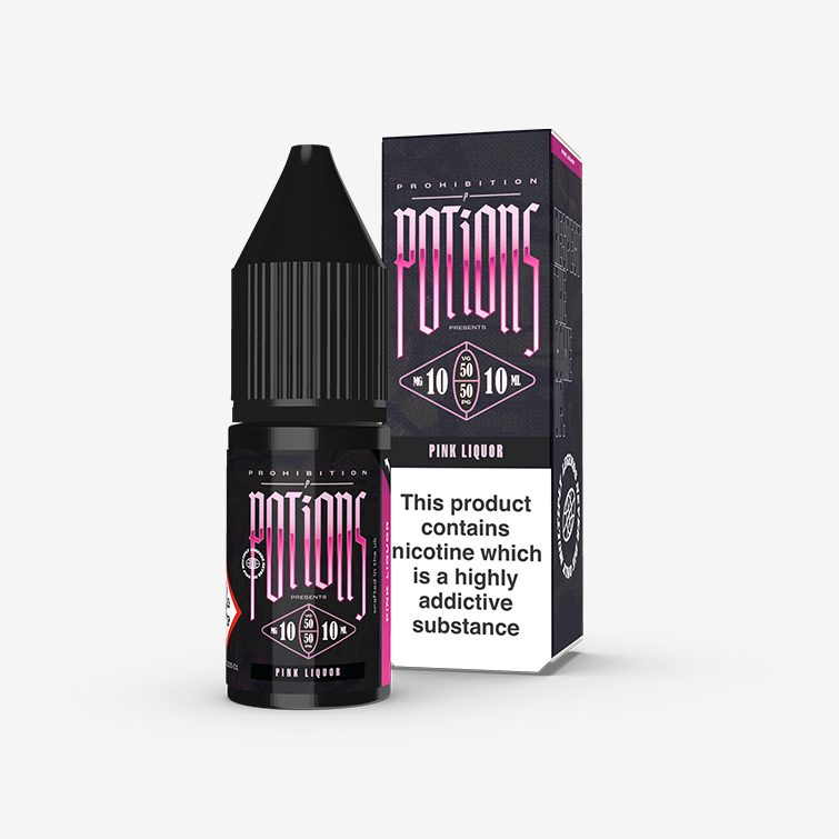 Prohibition Potions – Pink Liquor 10ml Salt Nicotine E-liquid