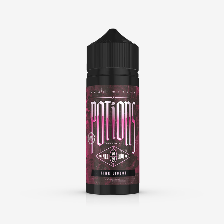 Prohibition Potions – Pink Liquor 100ml E-liquid