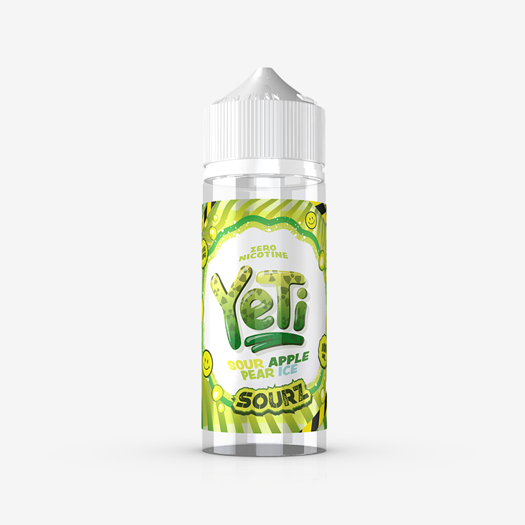 Yeti Sourz – Sour Apple Pear Ice 100ml E-liquid