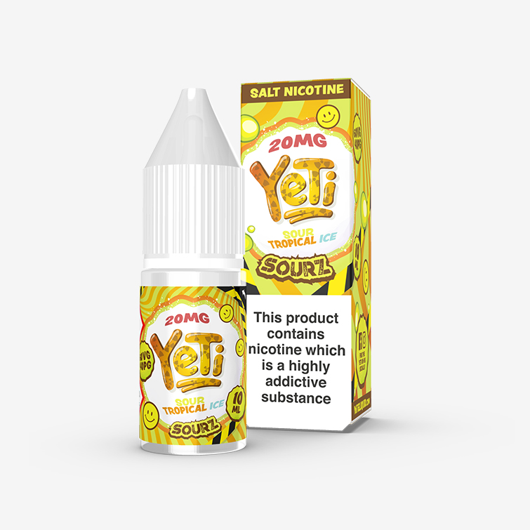 Yeti Sourz – Sour Tropical Ice 10ml Salt Nicotine E-liquid