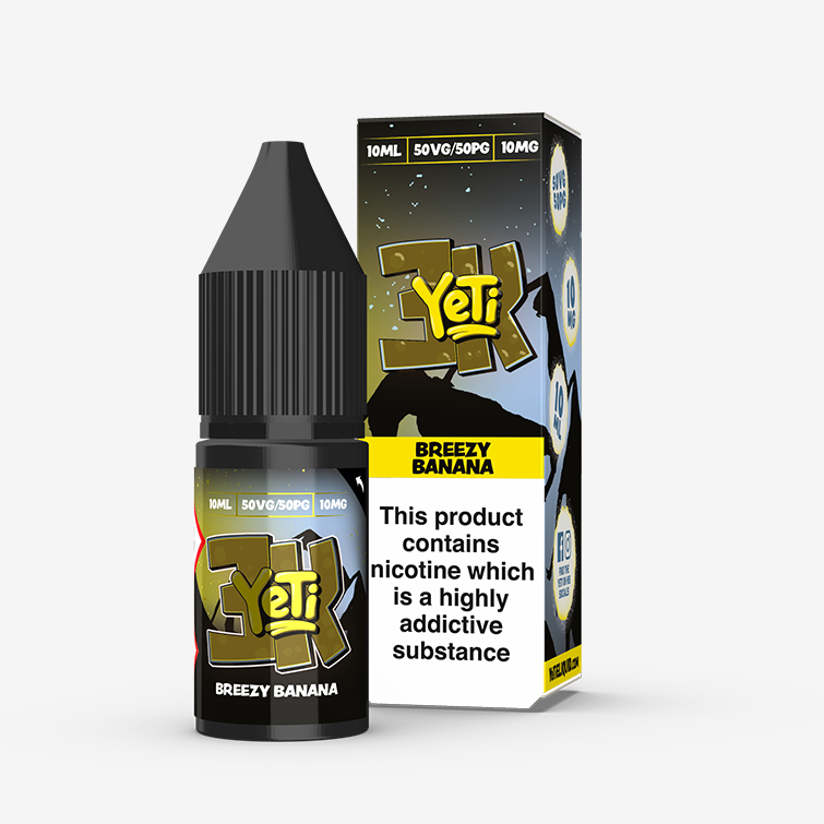 Yeti 3K – Breezy Banana 10ml Salt Nicotine E-liquid