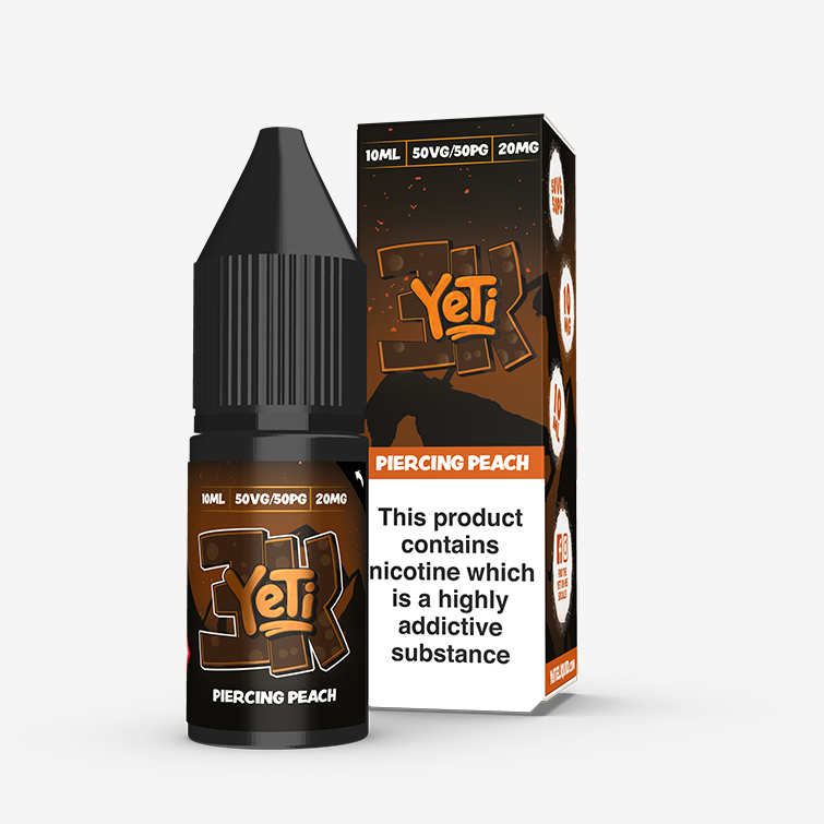 Yeti 3K – Piercing Peach 10ml Salt Nicotine E-liquid