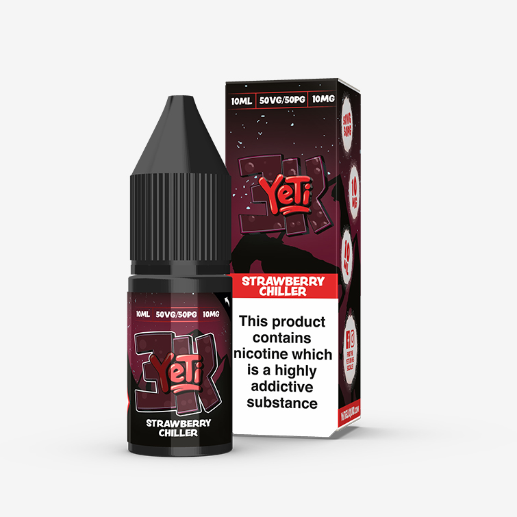 Yeti 3K – Strawberry Chiller 10ml Salt Nicotine E-liquid