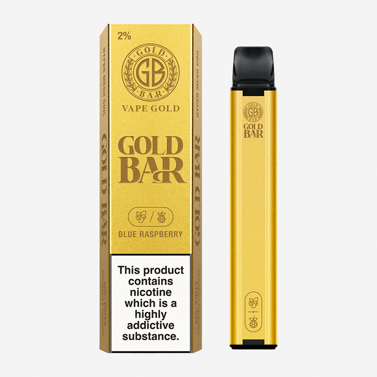 Gold Bar Disposable – Blue Raspberry