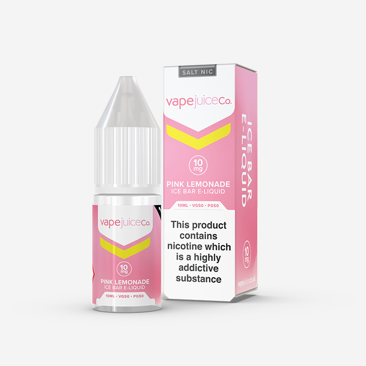 Vape Juice Ice Bar – Pink Lemonade 10ml Salt Nicotine E-liquid
