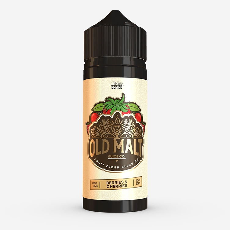 Old Malt – Berries & Cherries 100ml E-liquid