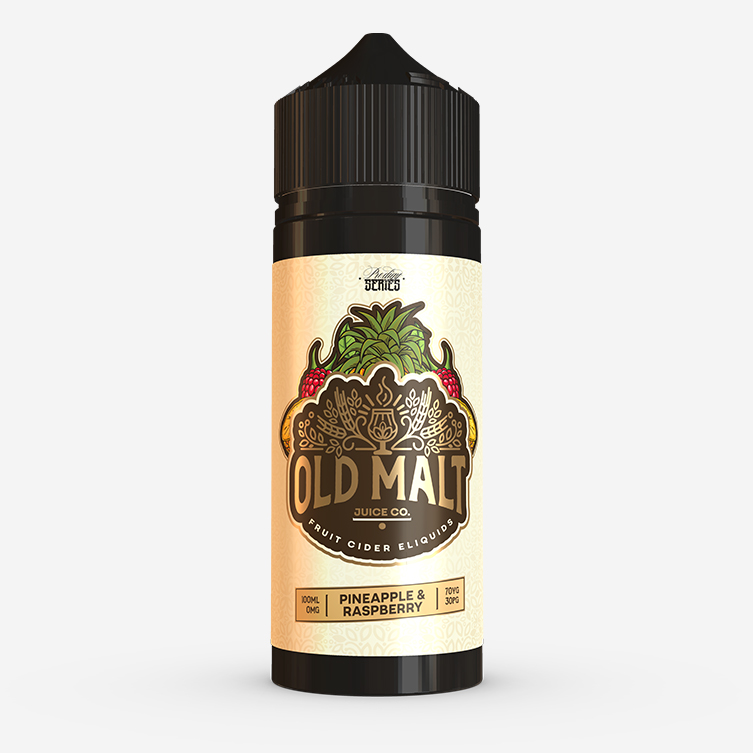 Old Malt – Pineapple & Raspberry 100ml E-liquid