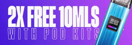 2x Free 10ml pod kit bundle