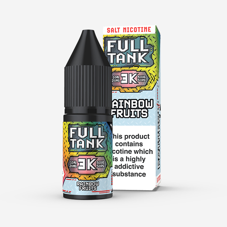 Full Tank 3K – Rainbow Fruits 10ml Salt Nicotine E-liquid