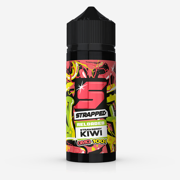 Strapped Reloaded – Strawberry Kiwi 100ml E-liquid