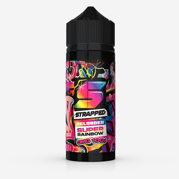 Strapped Reloaded – Super Rainbow 100ml E-liquid