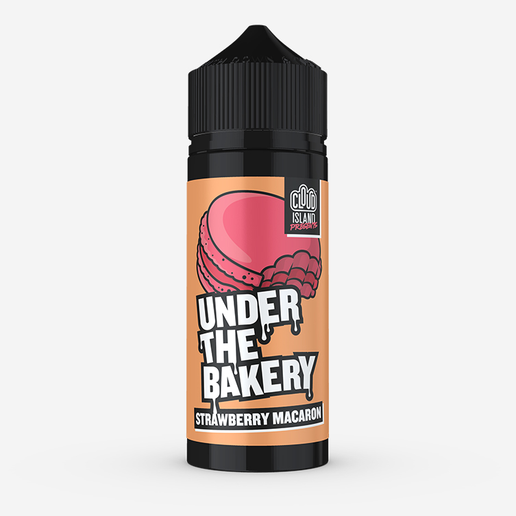 Under The Bakery – Strawberry Macaron 100ml E-liquid