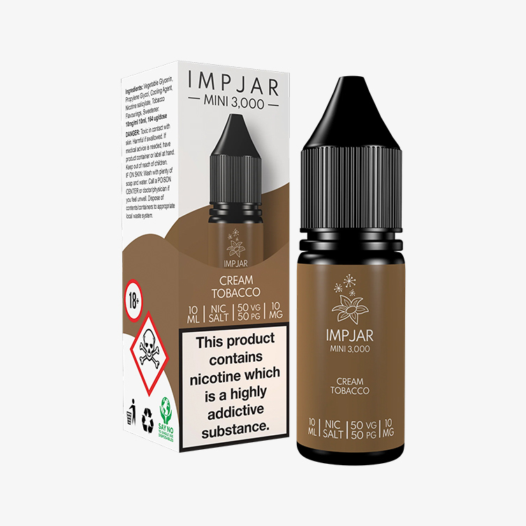 Imp Jar - Cream Tobacco 10ml Salt Nicotine E-liquid