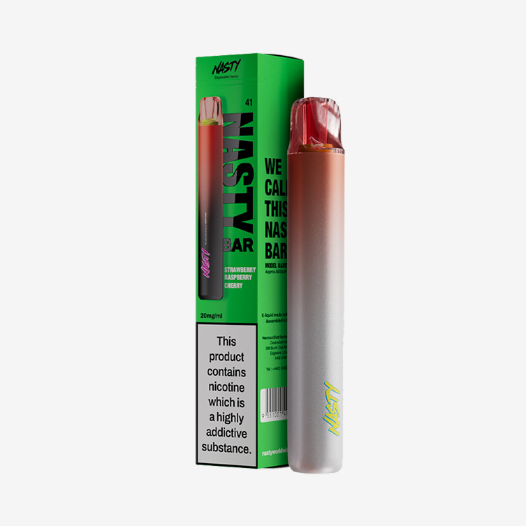 Nasty Bar – Strawberry Raspberry Cherry DX2 Disposable Vape