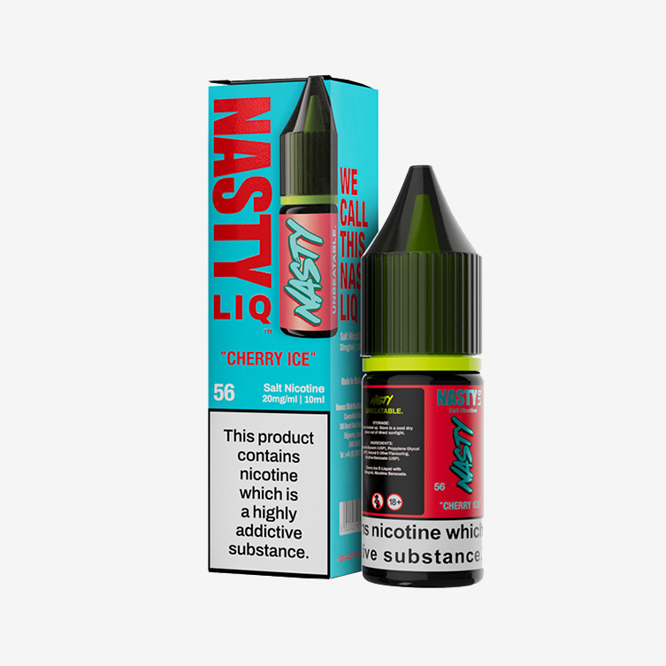 Nasty Liq – Cherry Ice 10ml Salt Nicotine E-liquid