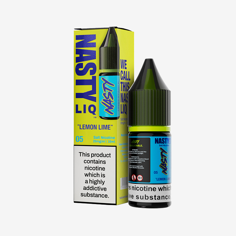 Nasty Liq – Lemon Lime 10ml Salt Nicotine E-liquid