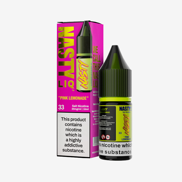 Nasty Liq – Pink Lemonade 10ml Salt Nicotine E-liquid