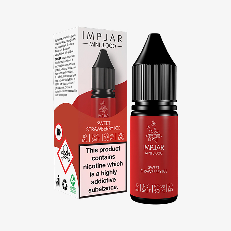 Imp Jar – Sweet Strawberry Ice 10ml Salt Nicotine E-liquid