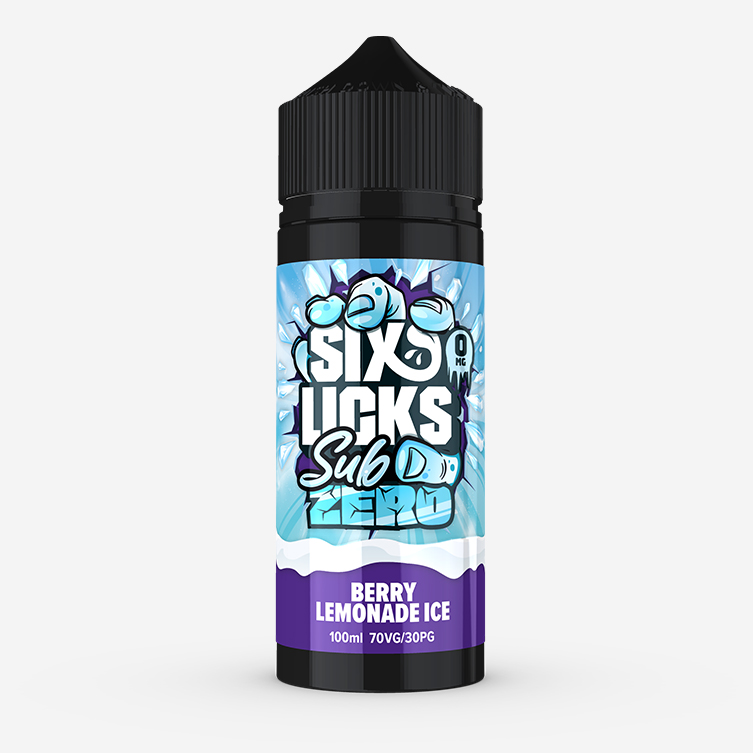 Six Licks Sub Zero – Berry Lemonade Ice 100ml E-liquid