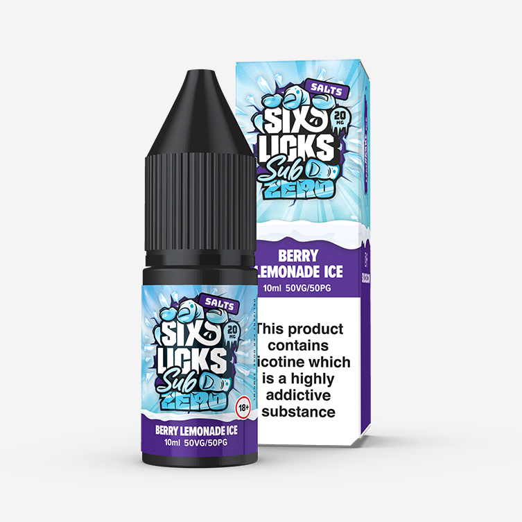 Six Licks Sub Zero – Berry Lemonade Ice 10ml Salt Nicotine E-liquid
