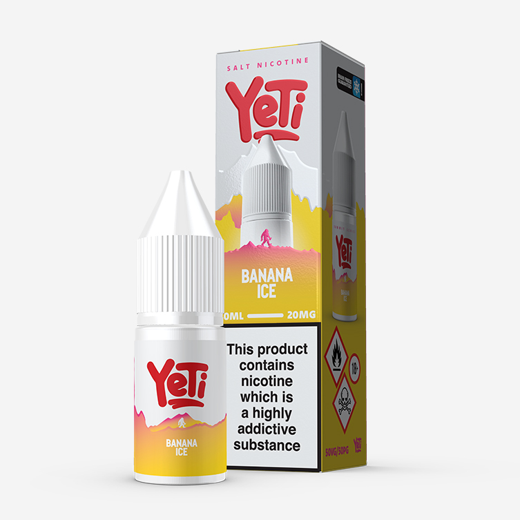 Yeti Summit – Banana Ice 10ml Salt Nicotine E-liquid