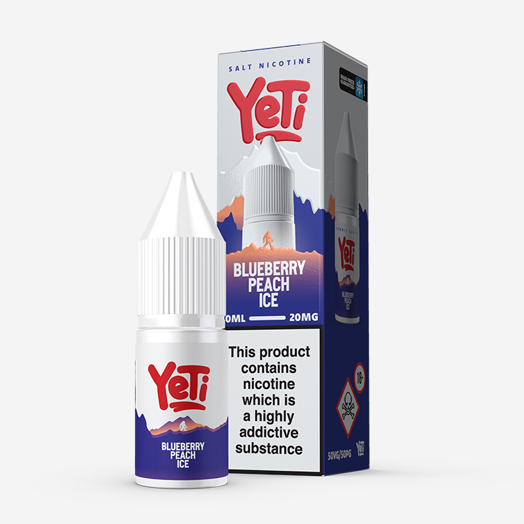 Yeti Summit – Blueberry Peach Ice 10ml Salt Nicotine E-liquid