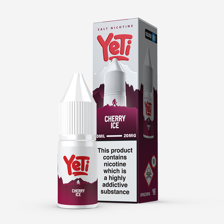 Yeti Summit – Cherry Ice 10ml Salt Nicotine E-liquid