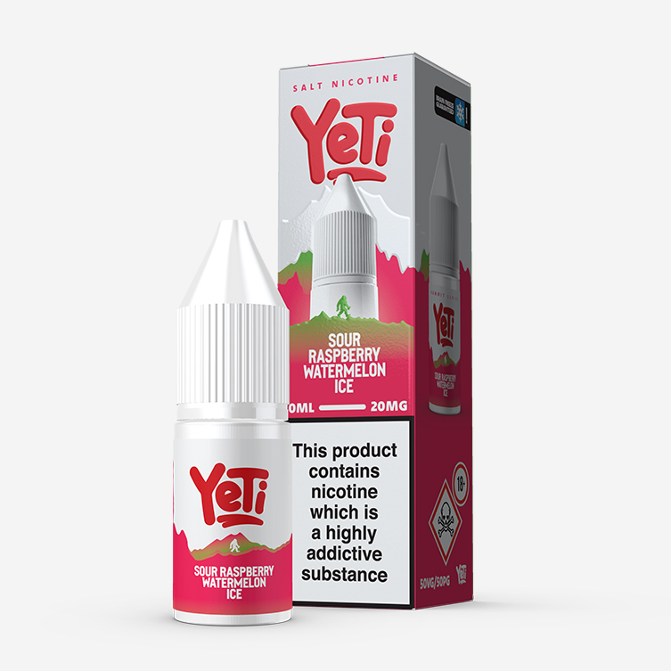 Yeti Summit – Sour Raspberry Watermelon Ice 10ml Salt Nicotine E-liquid