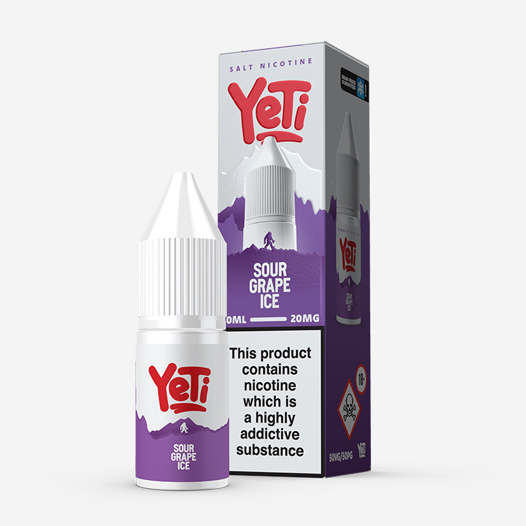 Yeti Summit – Sour Grape Ice 10ml Salt Nicotine E-liquid