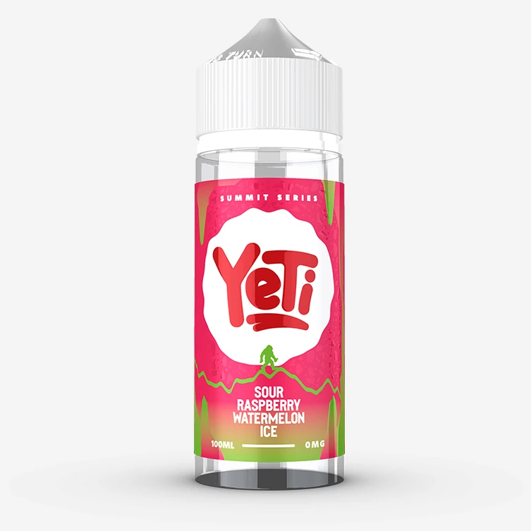 Yeti Summit Series  – Sour Raspberry Watermelon Ice 100ml E-liquid